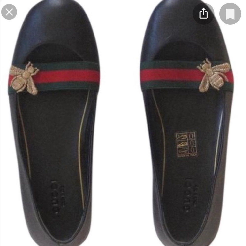 Gucci Ballet shoes with bee 🐝 girls size 35 1/2